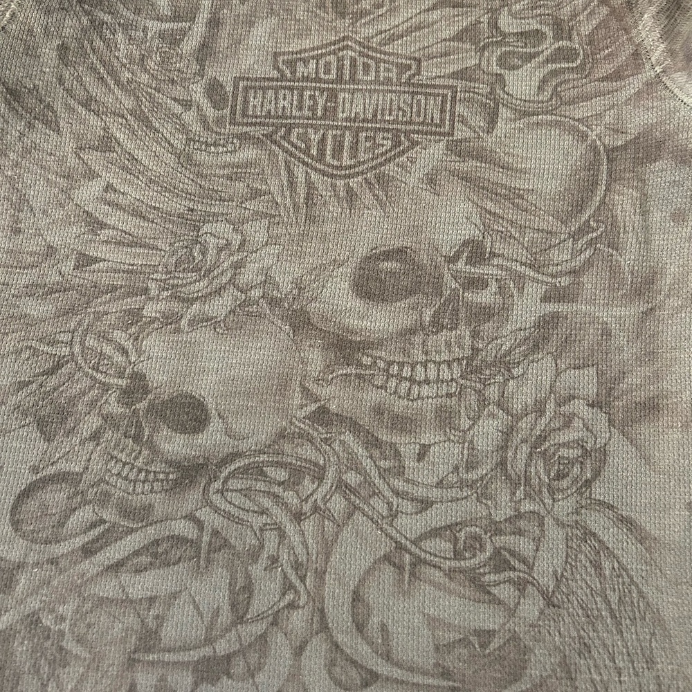 Harley-Davidson Charcoal Graphic Long Sleeve - Picture 3 of 6